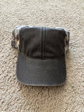Black front and Camo back cap